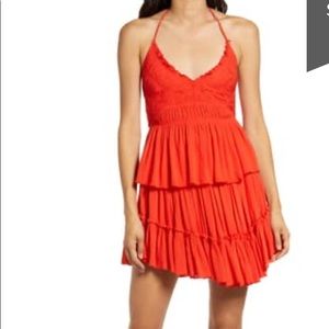 Free People Hooked On You Set Red Size XS/S